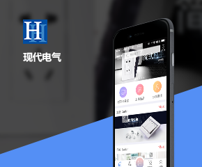 现代电气B2C商城APP开发案例