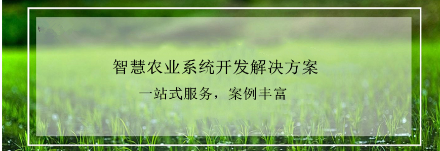 智慧农业农场系统定制开发解决方案